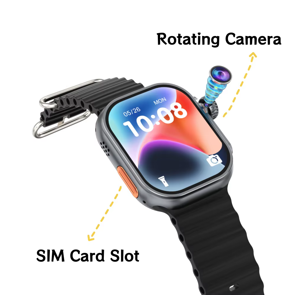 NOUVELLE Montre connectée Ultra Pro Max 4G avec carte SIM