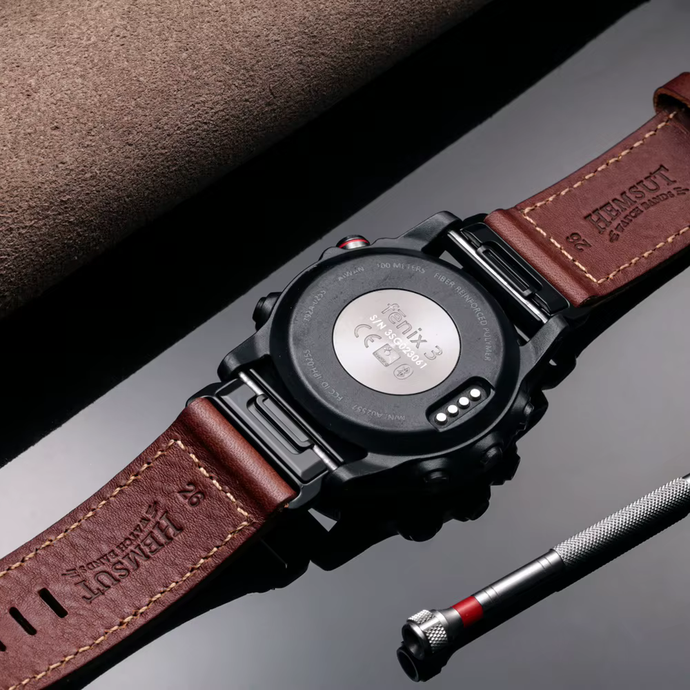 Leathe – bracelet de montre pour Garmin Quickfit