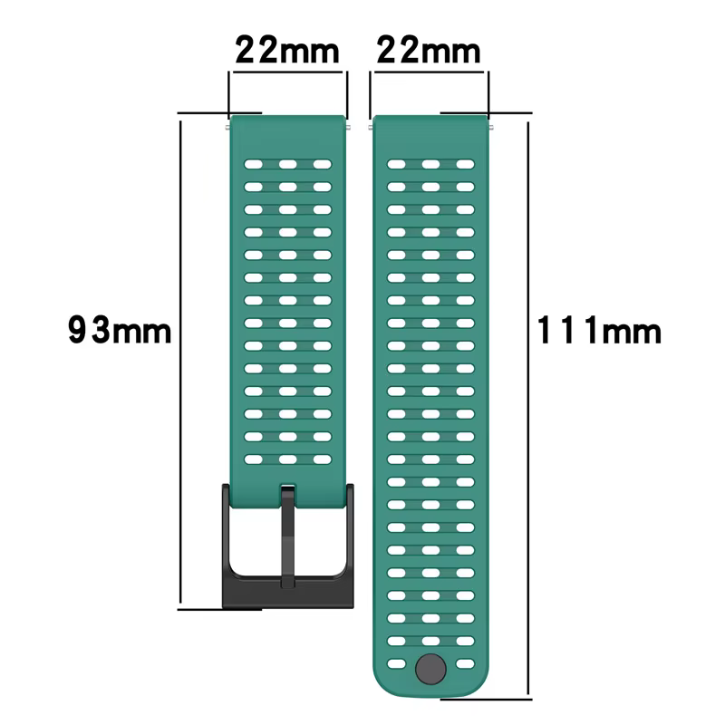 Bracelet de montre en silicone de remplacement