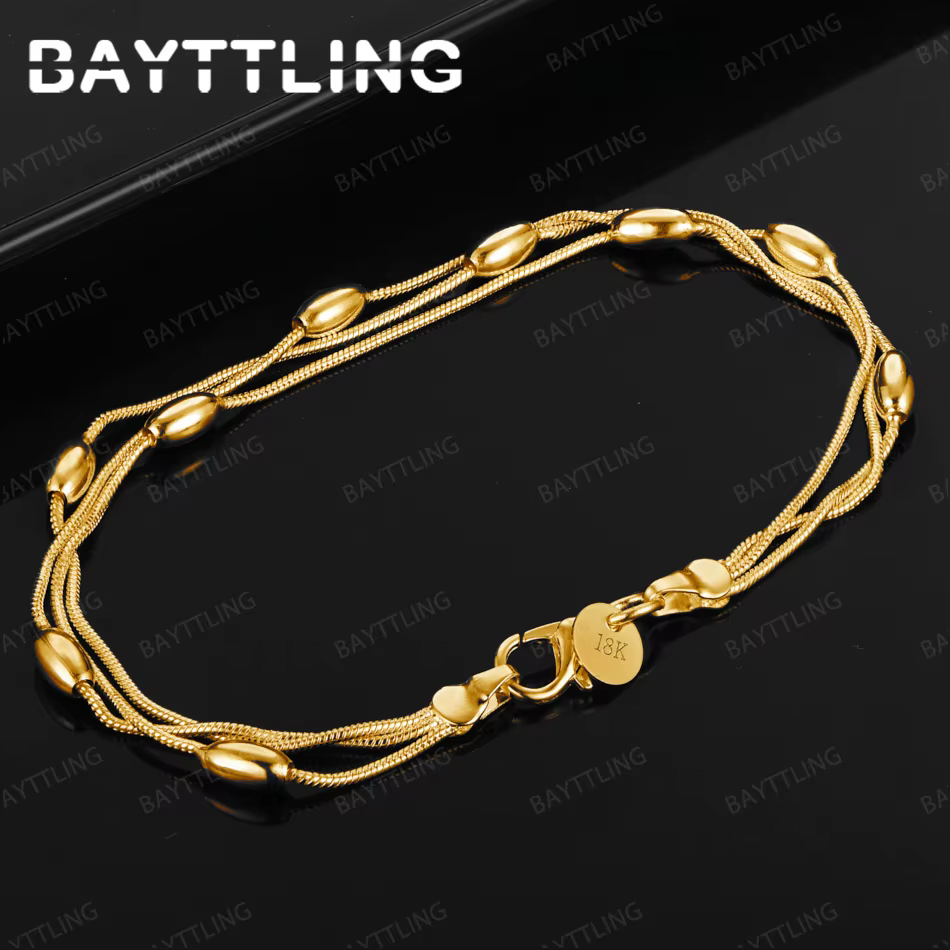 Bracelet rond géométrique délicat en argent Sterling 925, or 18 carats, bijoux pour femmes, accessoire de mariage, cadeau élégant