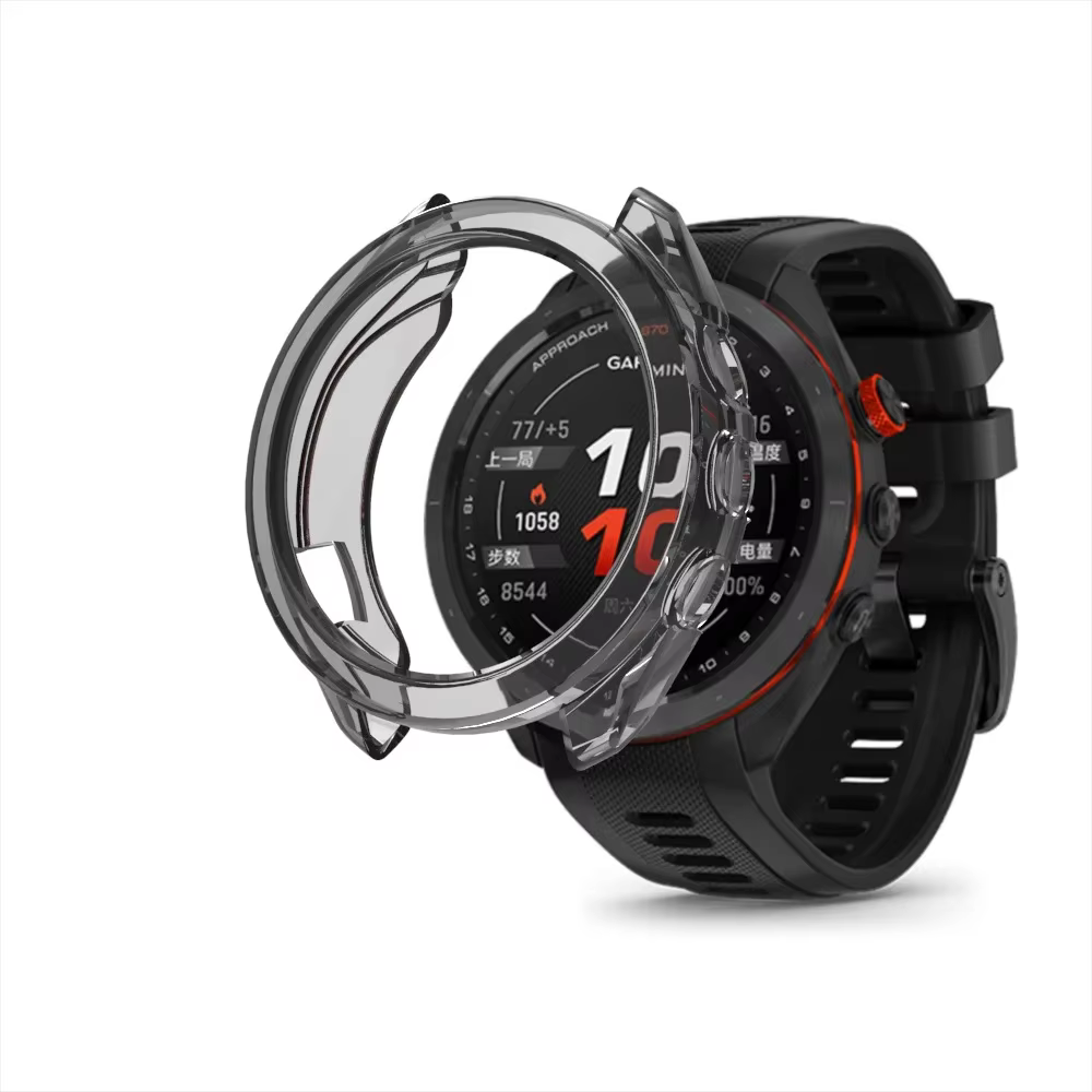 Étui de protection transparent en TPU pour montre intelligente Garmin approche S70 42MM 47MM