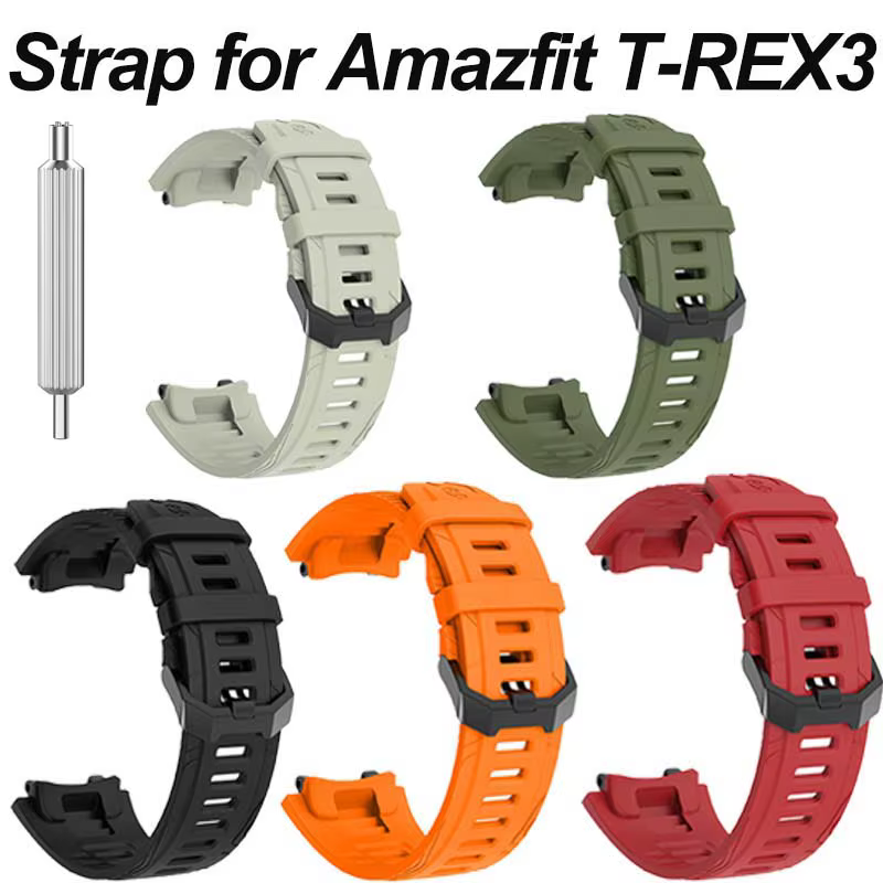 Bracelet en Silicone pour Amazfit T-REX 3