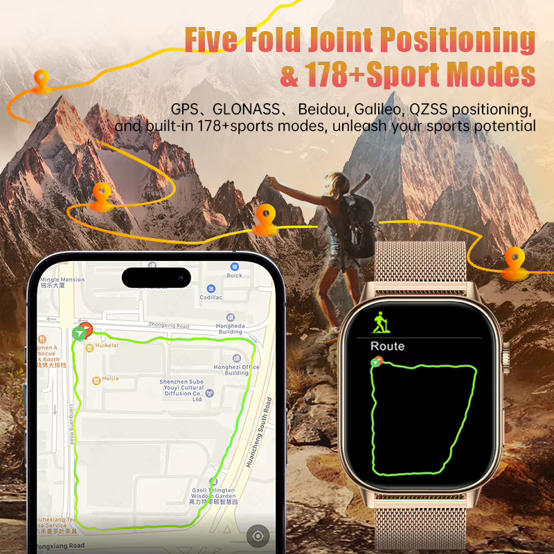 Montre connectée GPS LIGE 2026 pour femmes