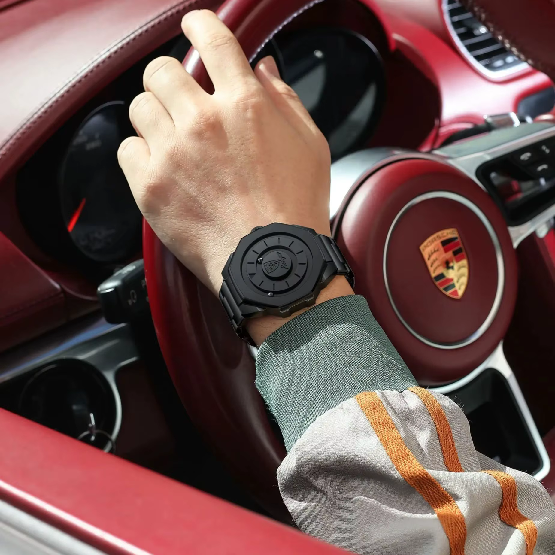 POEDAGAR haute qualité montre de luxe pour hommes étanche mode homme montre-bracelet affaires en acier inoxydable