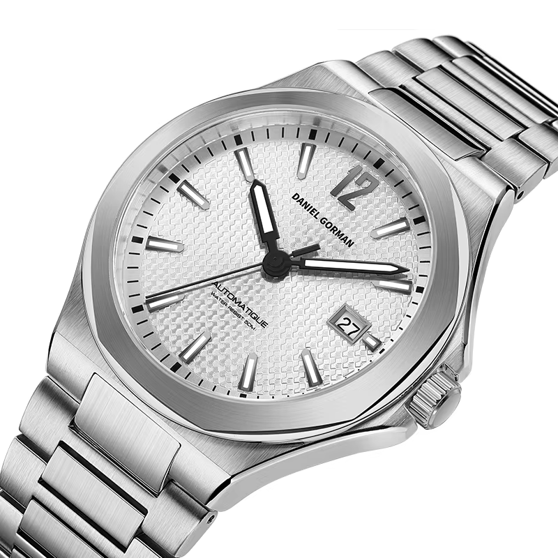 Nouvelle Montre-Bracelet Automatique Homme 2026 – Bracelet Acier Inoxydable Tendance