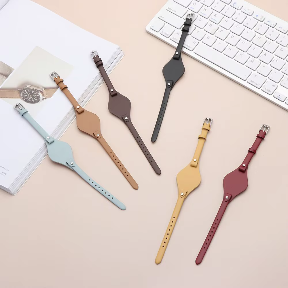 Bracelet de montre en cuir véritable pour fossile