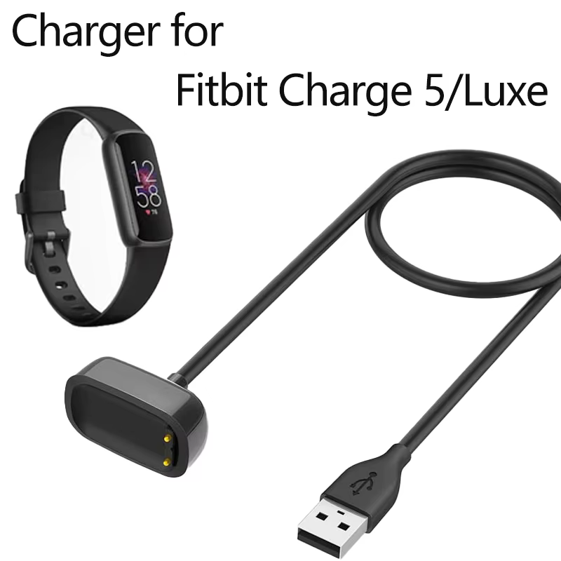 Chargeur de montre de remplacement compatible avec Fitbit Luxe USB