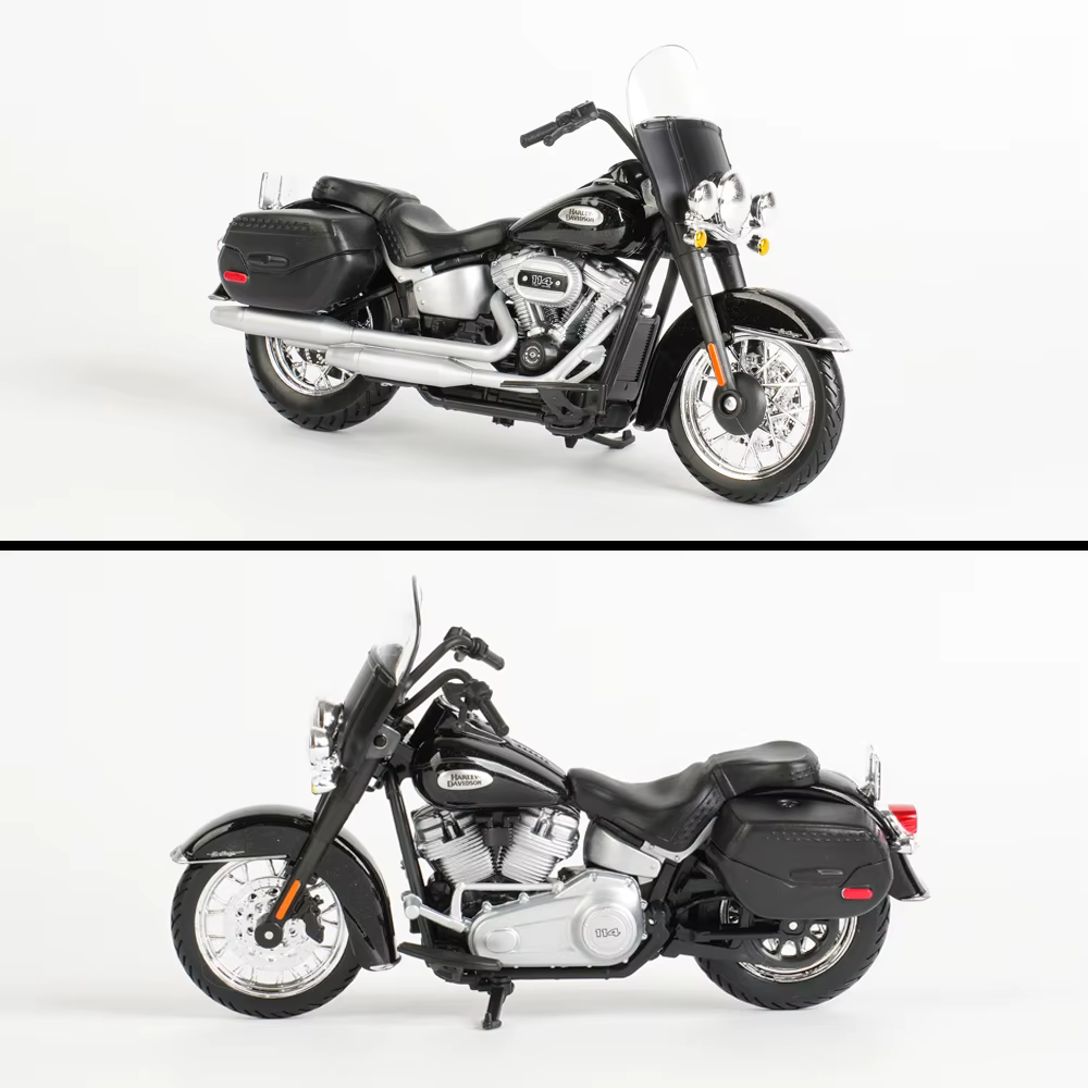Maisto 1:18 Harley Davidson 2024 HARLEY-DAVIDSON-HERITAGE véhicules classiques moulés sous pression loisirs de collection modèle de moto jouets