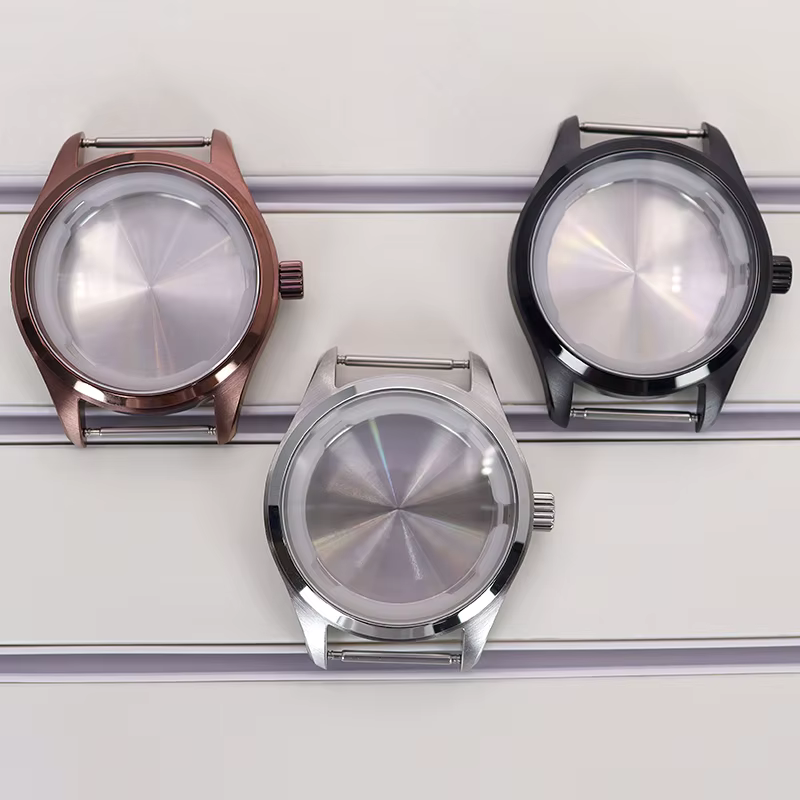 Boîtier de montre noir/argent 40mm