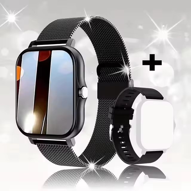 Montre connectée Android pour hommes et femmes, écran couleur 2.01 pouces, entièrement tactile, cadran personnalisé, appel Bluetooth, nouvelle mode, HT30
