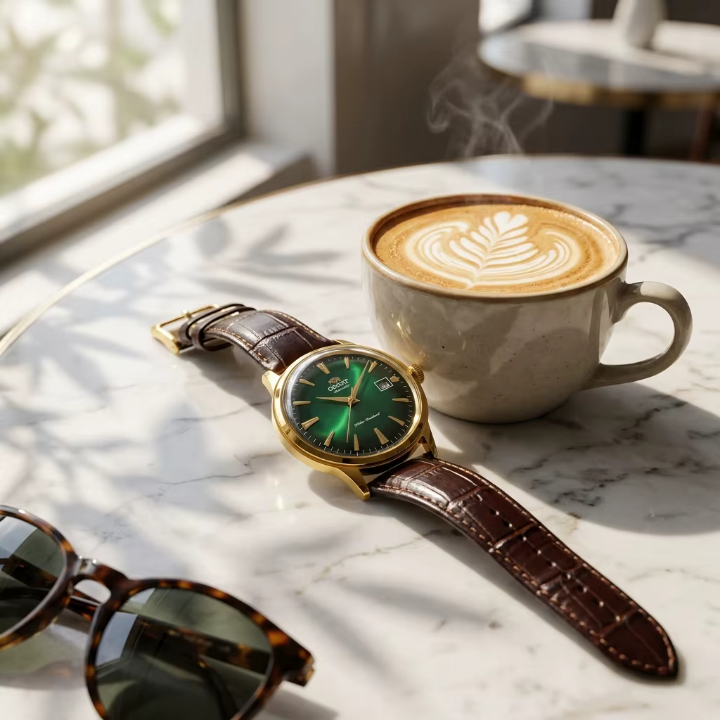 Montre-bracelet automatique vintage ORIENT 21 Jewels