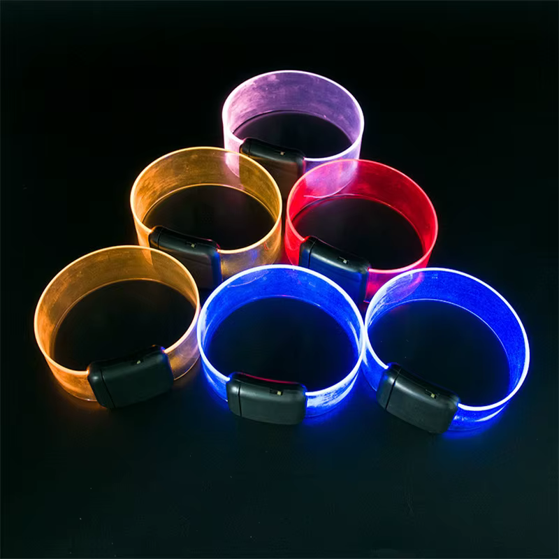 Bracelet à piles LED électroluminescentes