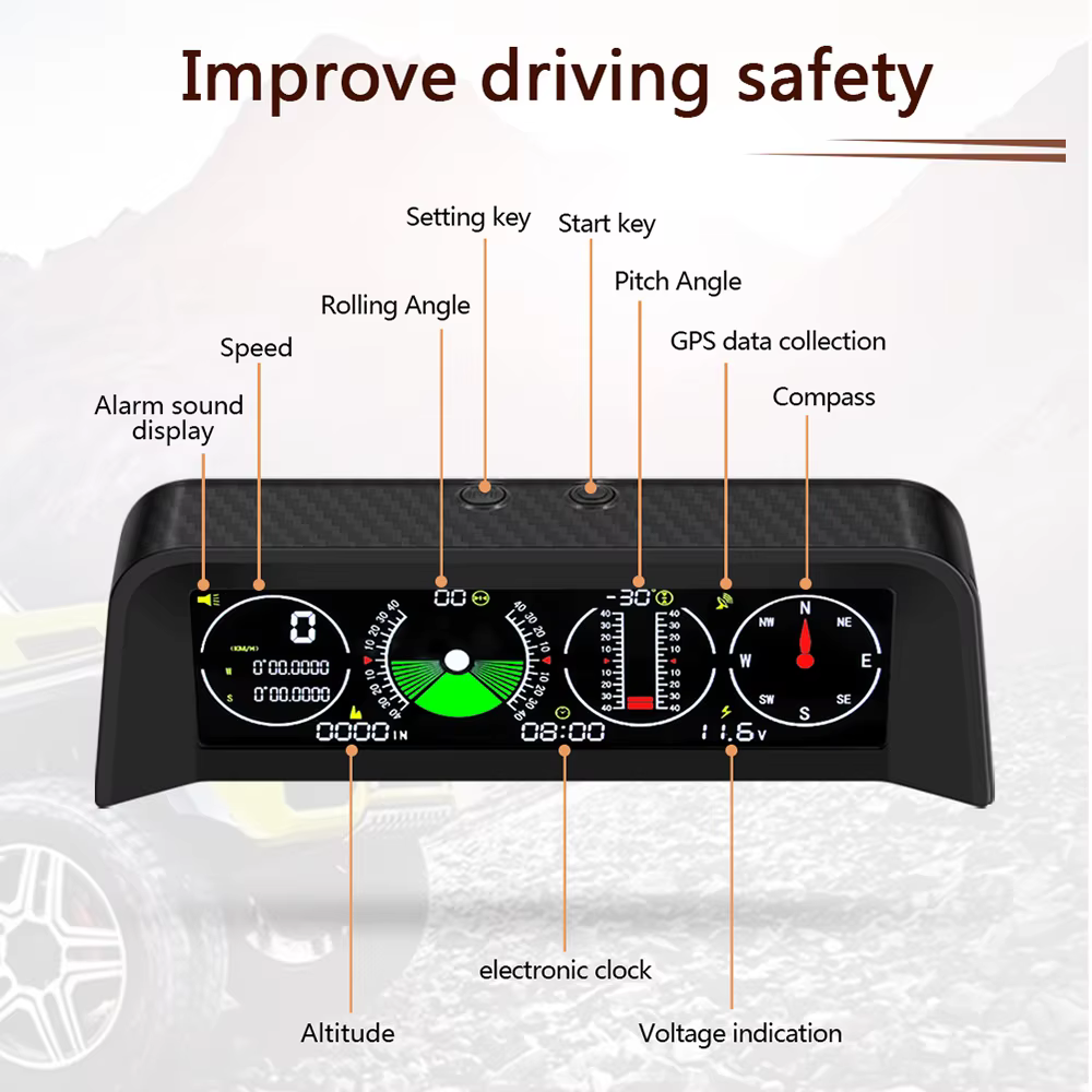 X90 GPS Compteur de vitesse intelligent (km/h