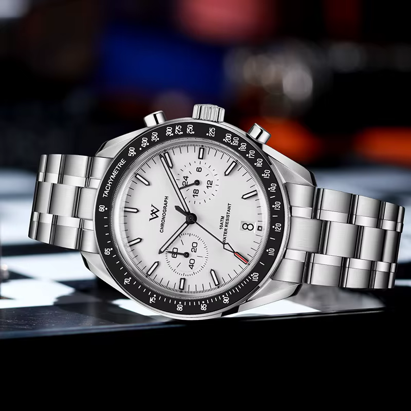 WM montre hommes chronographe