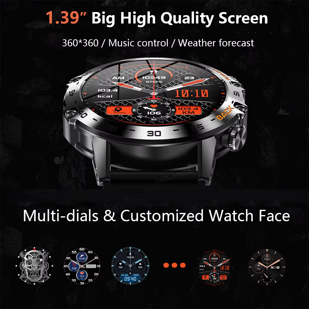 Montre connectée homme MEVADEN Steel 1