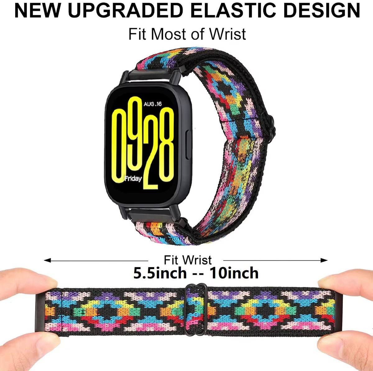 Breathable nylon straps For Redmi watch 5 Active/5 Lite smartwatch Adjustable Elastic Bracelet correa
