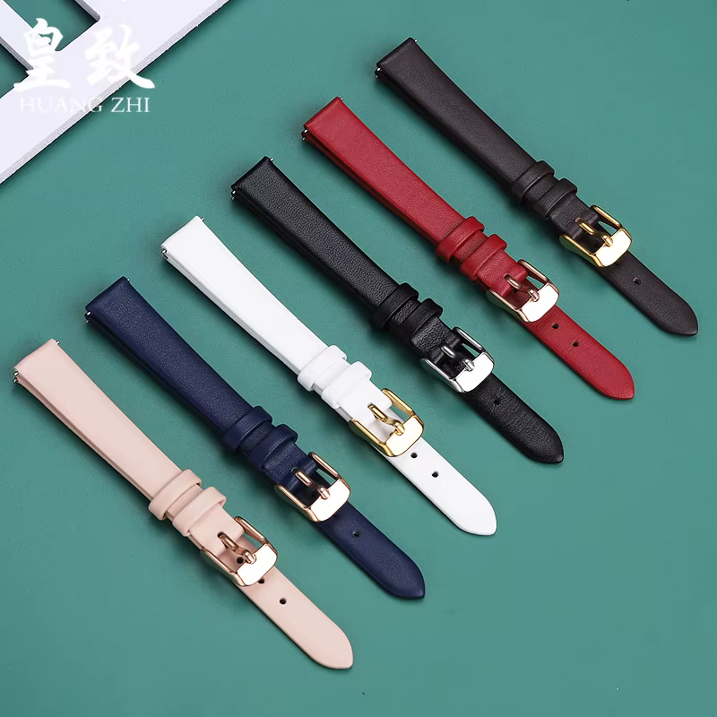 Pour bracelet de montre en cuir véritable strass Swarovski 5158517 / 5158972