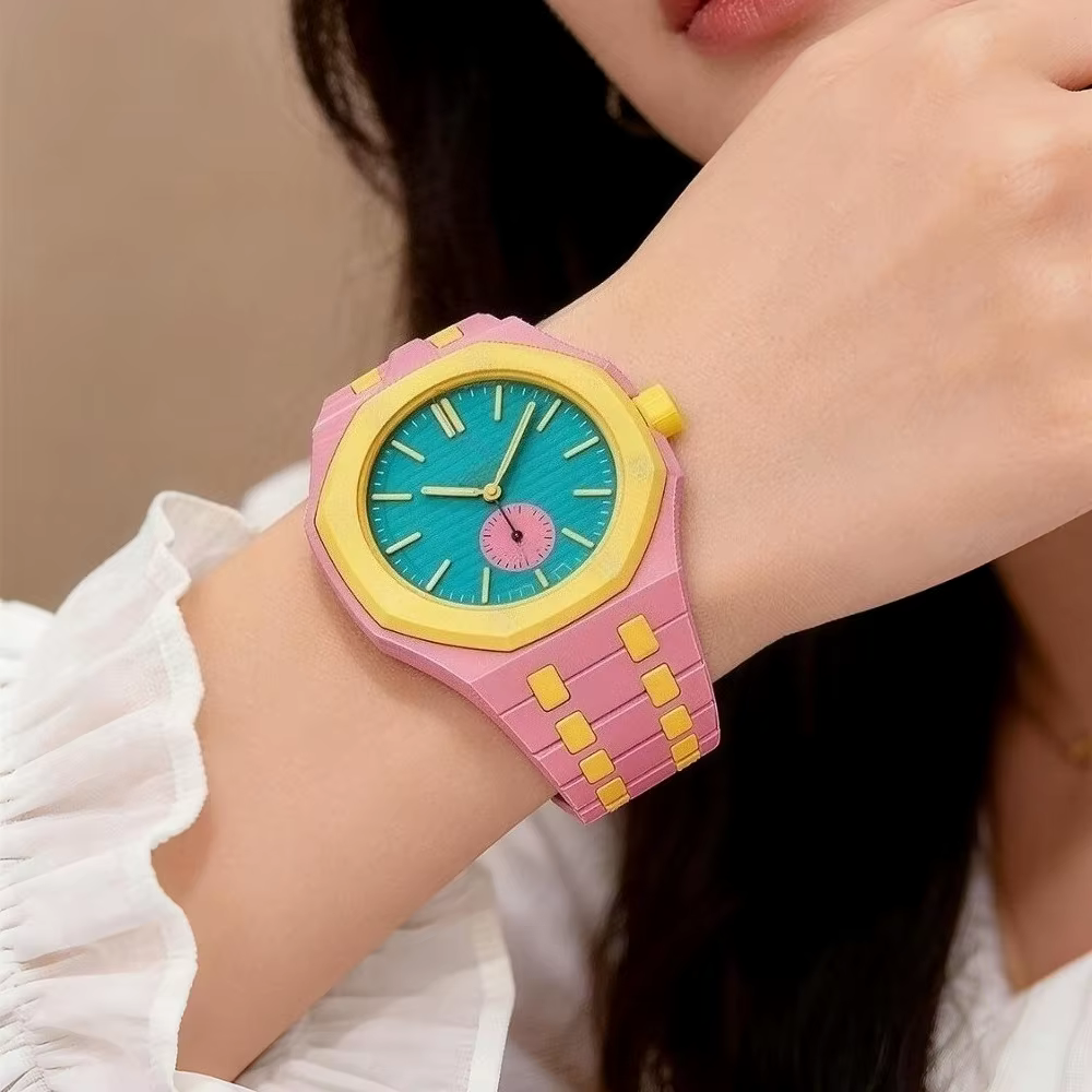 Bracelet de montre en céramique tendance pour Swatch X AP Royal POP