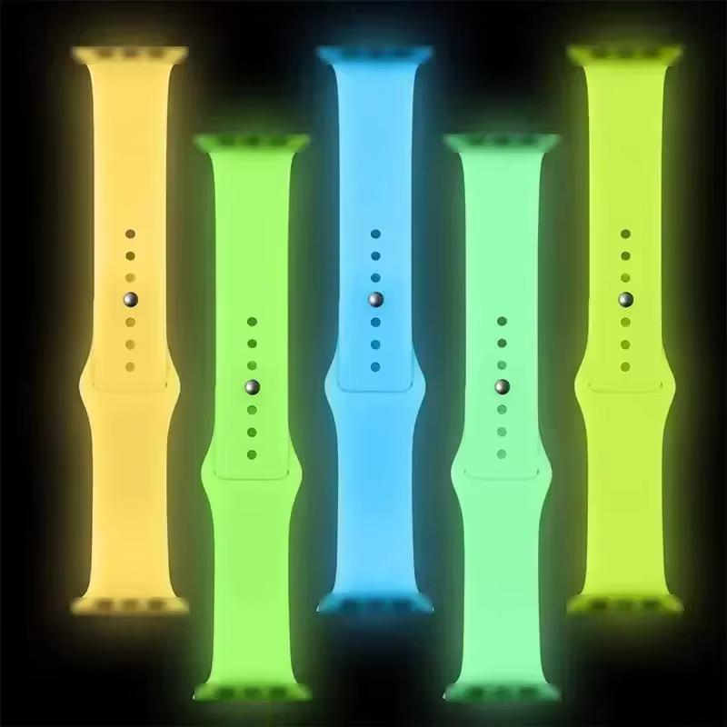 Bracelet lumineux en Silicone pour Apple Watch