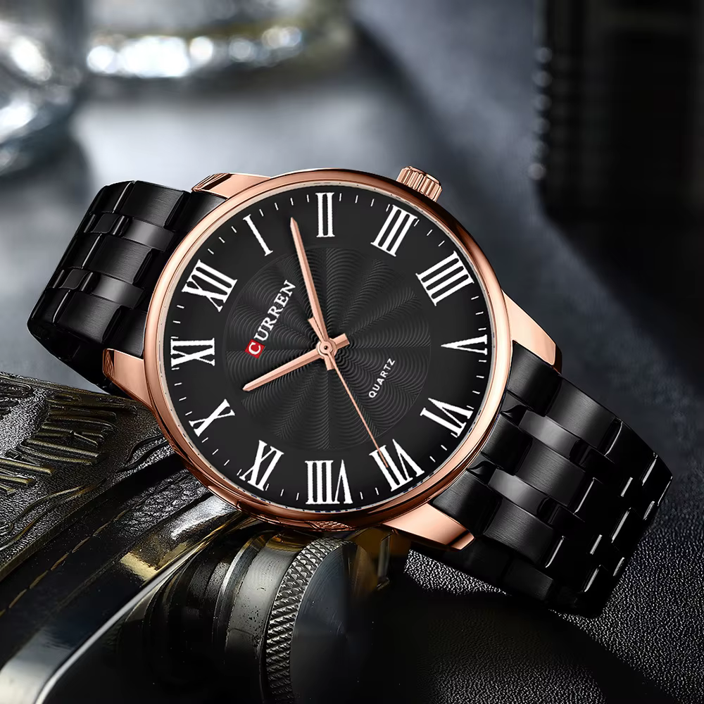Montre à quartz minimaliste pour homme Curren 8422