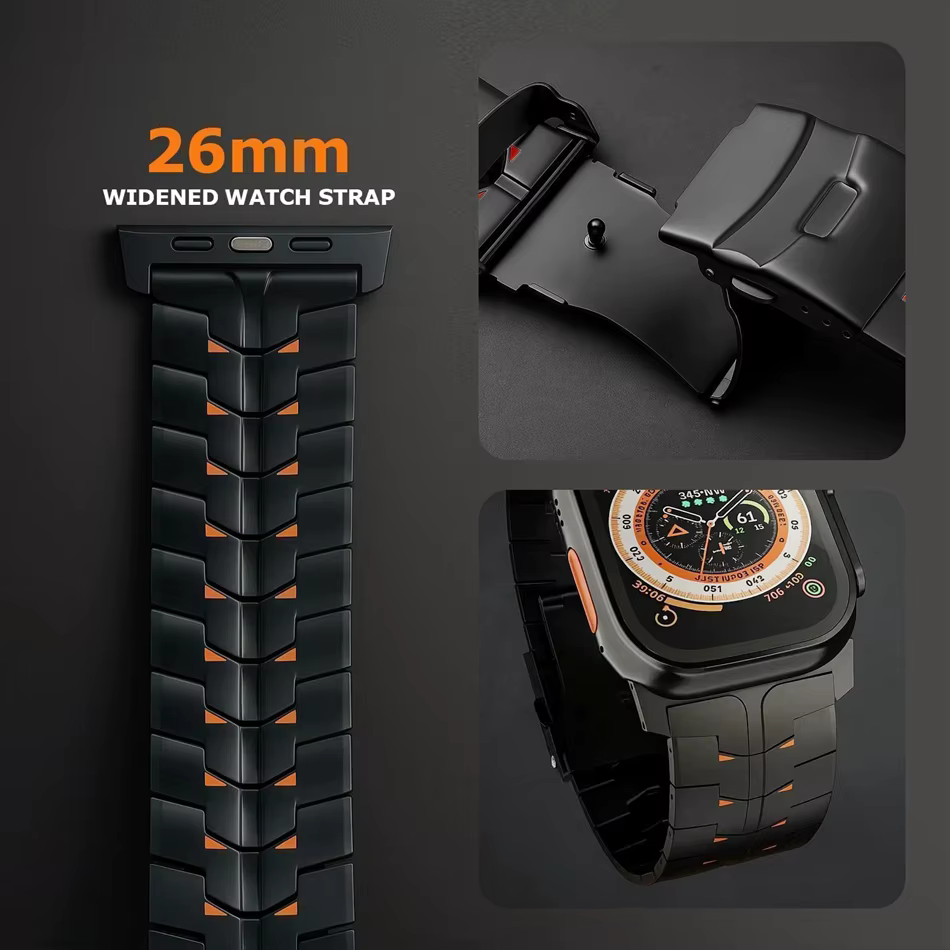 Bracelets de montre en titane pour Apple Watch Ultra 3/2/1 (49 mm)