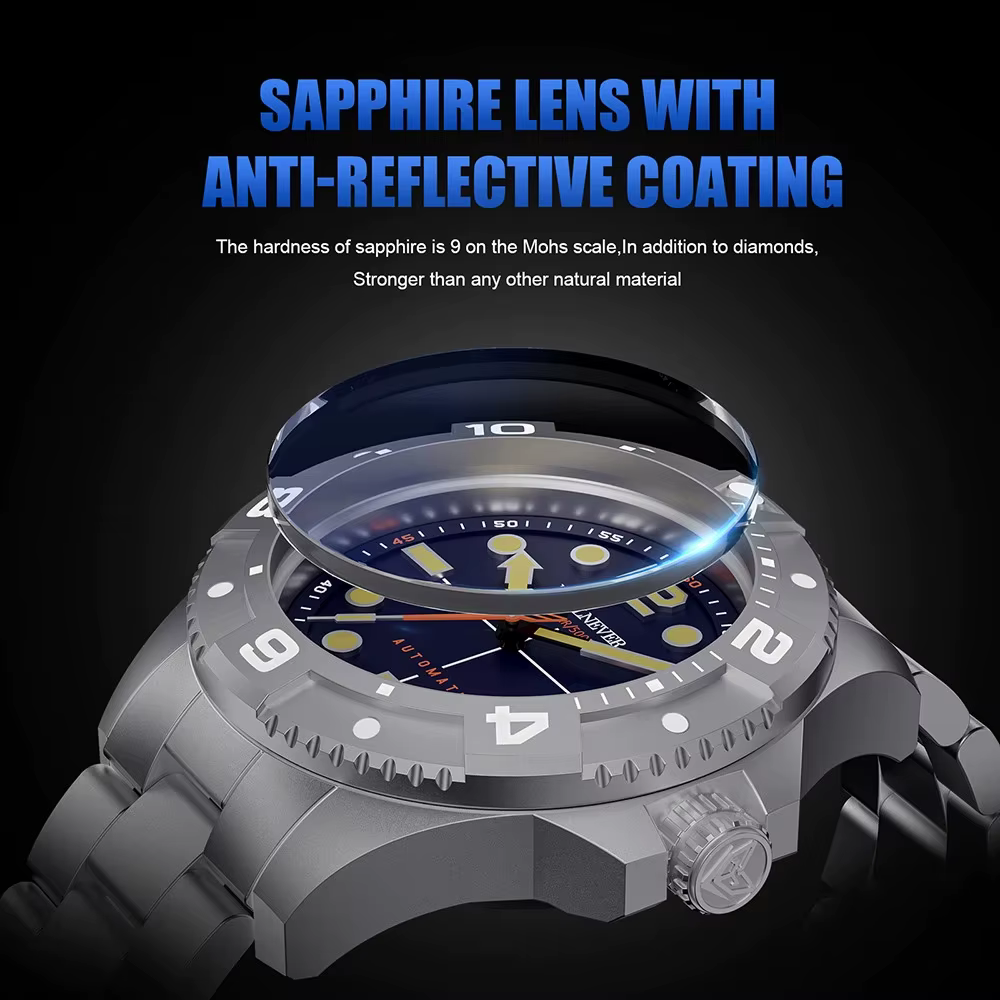 Top marque de luxe montre mécanique Profession Sport décontracté en acier inoxydable automatique montres pour hommes