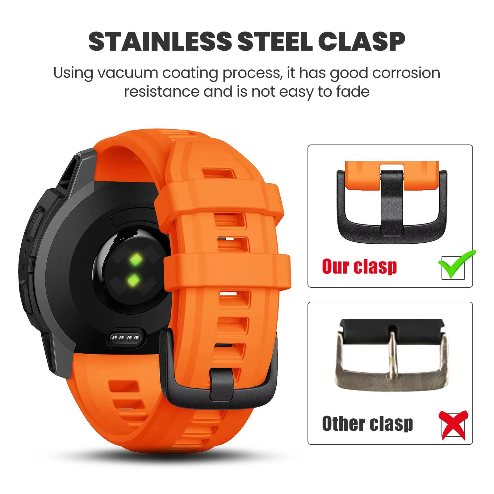 Garmin Bracelet en Silicone souple mode 22mm