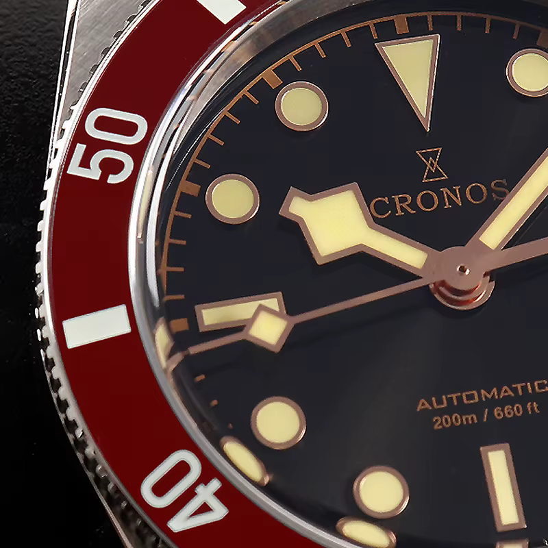 Montre de luxe Cronos pour homme 39 mm