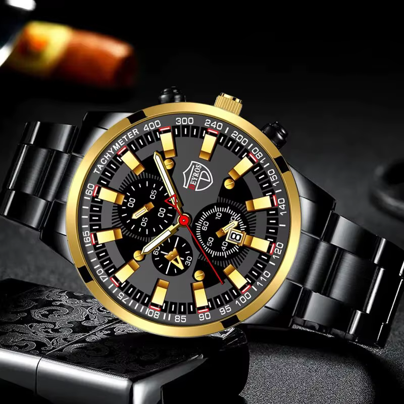 Montre à Quartz numérique pour hommes