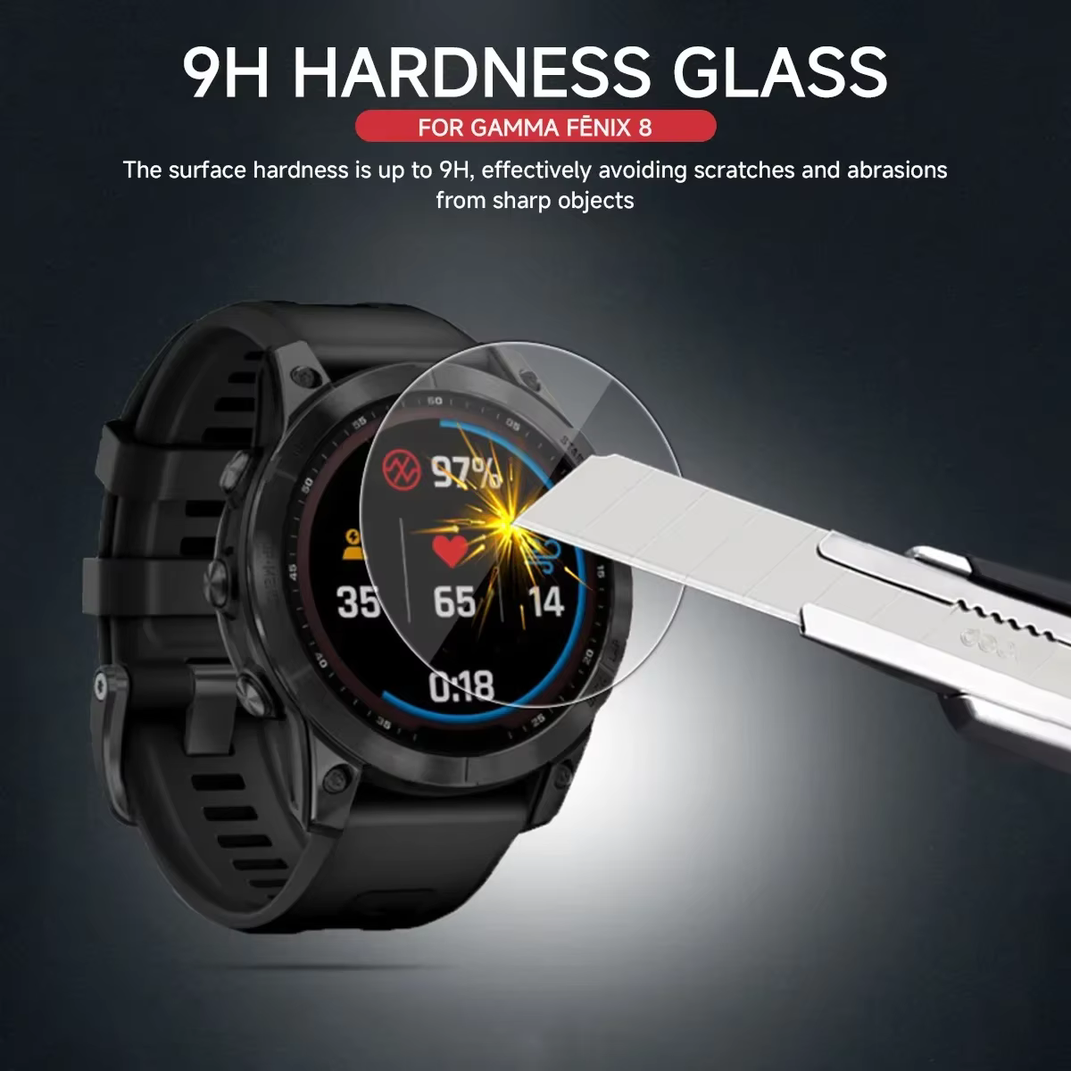 Protecteur d'écran de montre intelligente en verre 9H Premium Guatemala
