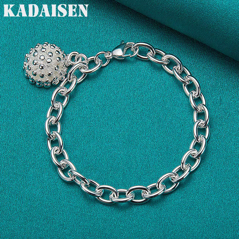Bracelet en argent sterling 925 avec pendentif corail pour femme, bijou de charme pour mariage et fête