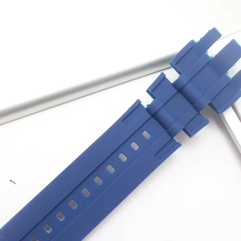 Bracelet de montre en caoutchouc de silicone pour homme