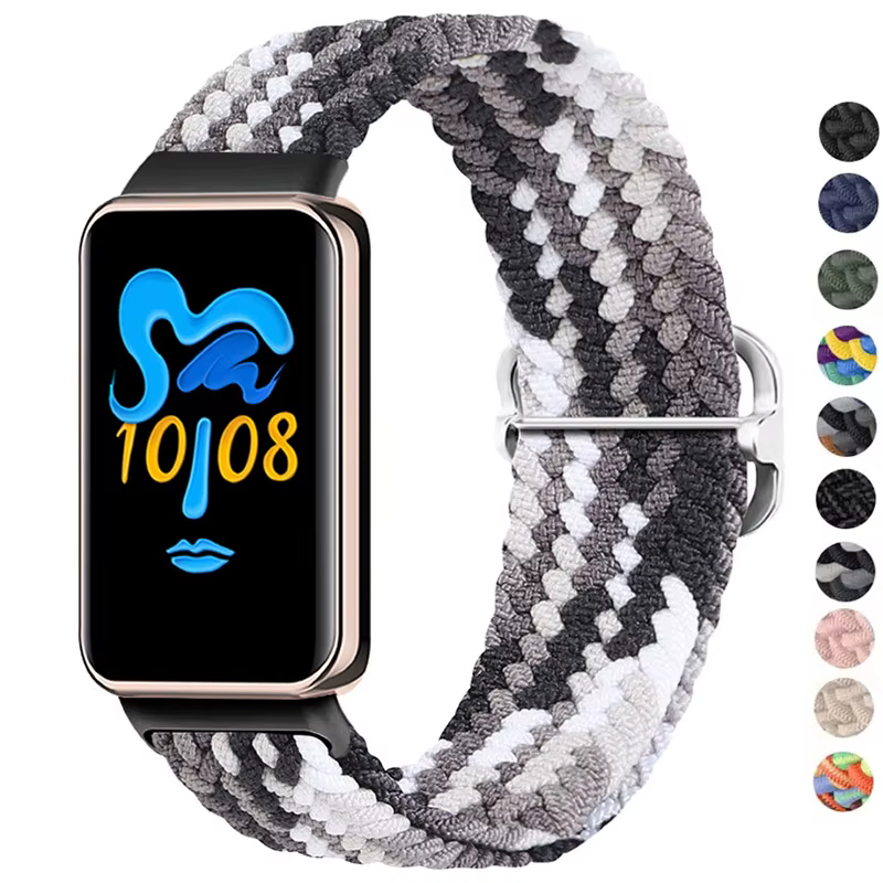 Bracelet élastique en nylon tressé pour bracelet Honor Band 10