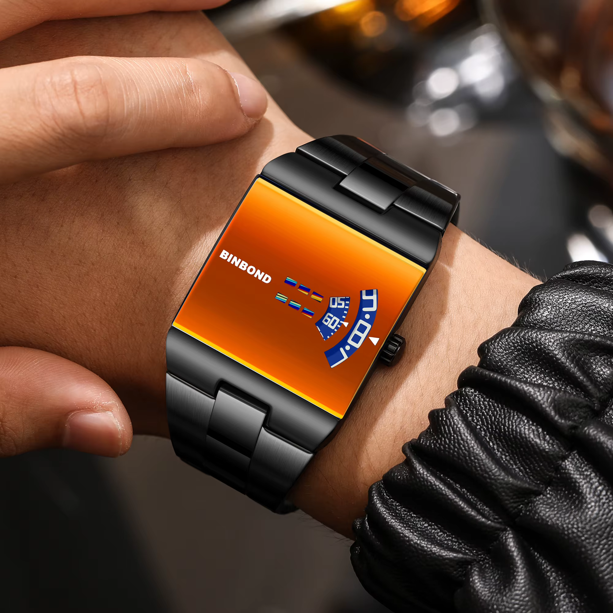 Montres à quartz originales et précises BINBOND pour hommes