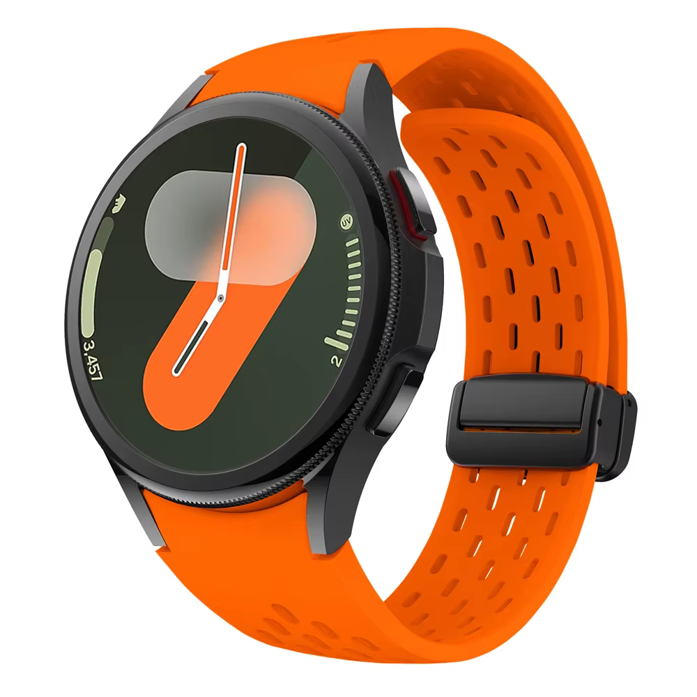 Bracelet respirant pour Samsung Galaxy Watch 4/5/7/6 Classic/5 Pro, 40mm 44mm, sangles magnétiques, ceinture Galaxy watch Ultra Band correa