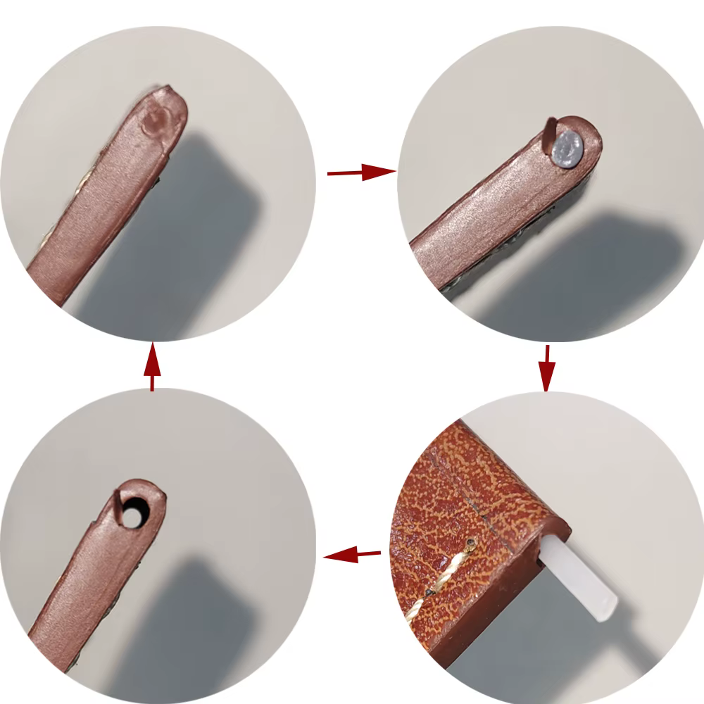 Bracelet de montre en cuir véritable