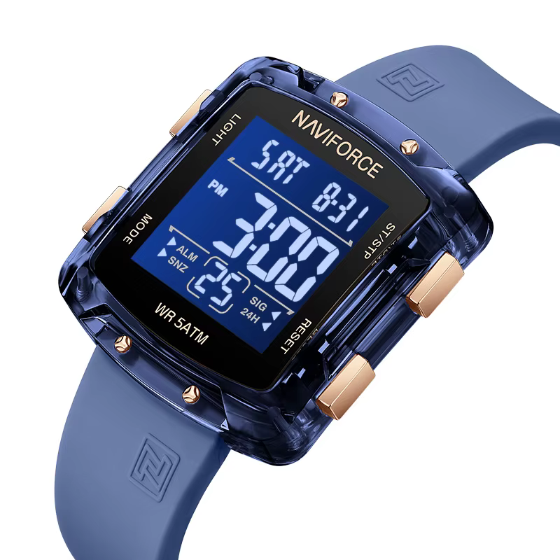 NAVIFORCE mode montres numériques femmes montre de sport étanche 50 M carré électronique