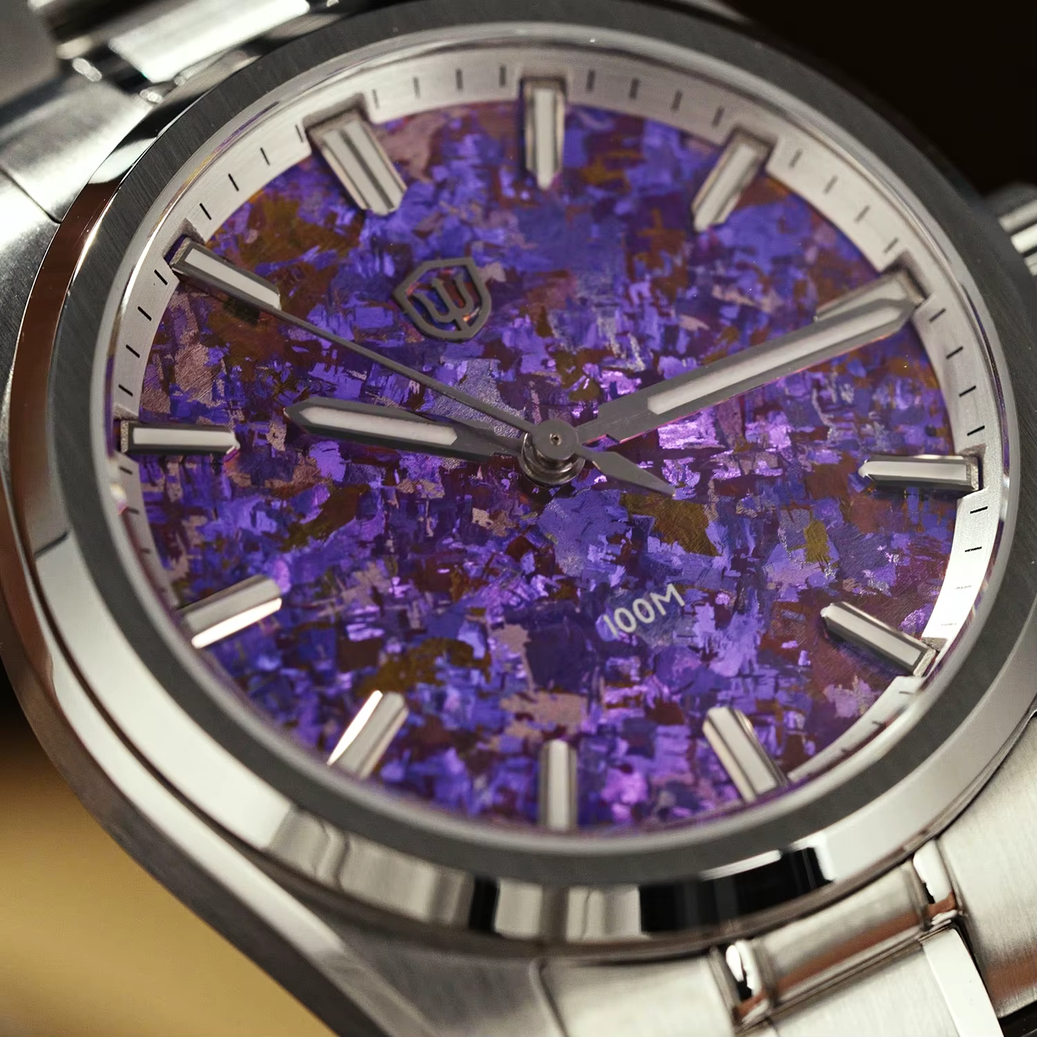 Watchdives WD0003C Nouvelle montre de luxe à cadran en titane effet cristal de glace Mouvement VH31 Verre saphir