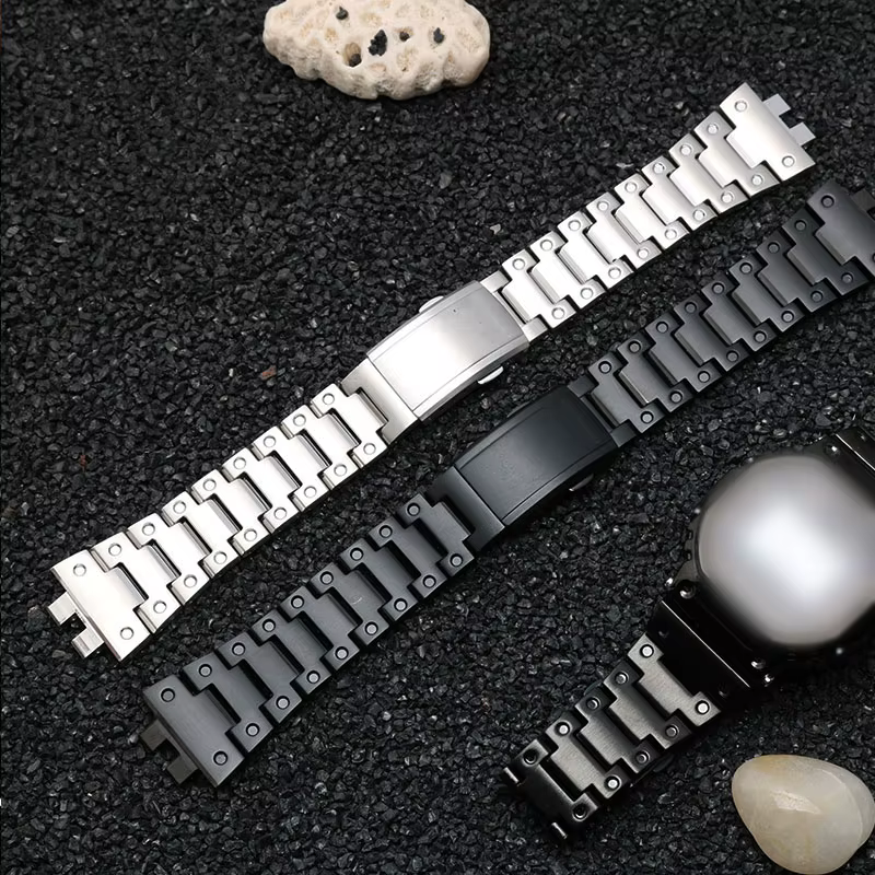 SION L Bracelet de montre en acier inoxydable pour casio g-shock GMW-B5000 GM-B2100