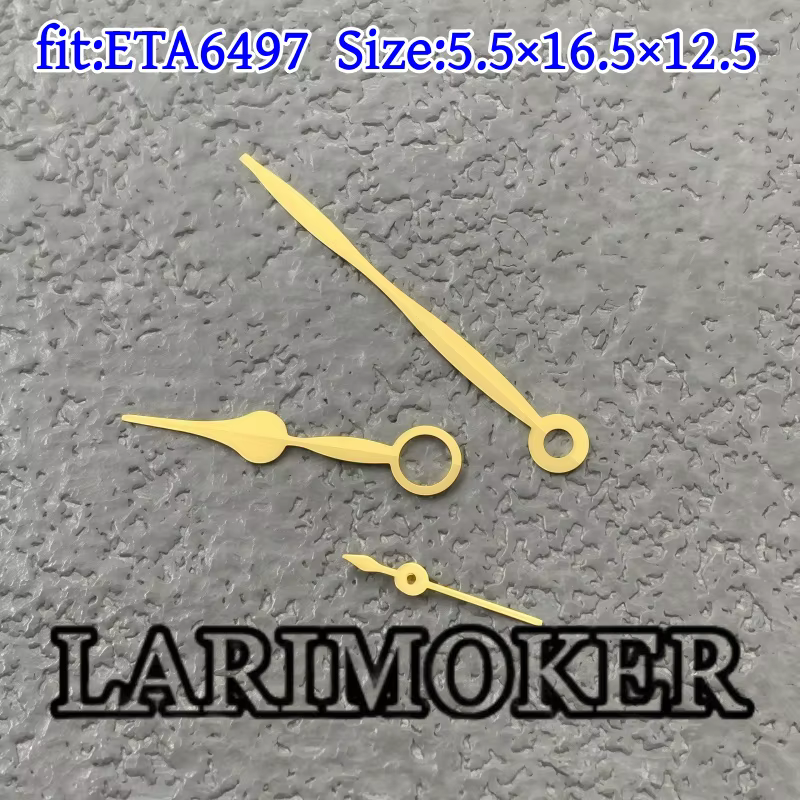 LARIMOKER ETA6497 aiguilles de montre or Rose blanc bleu noir argent et or
