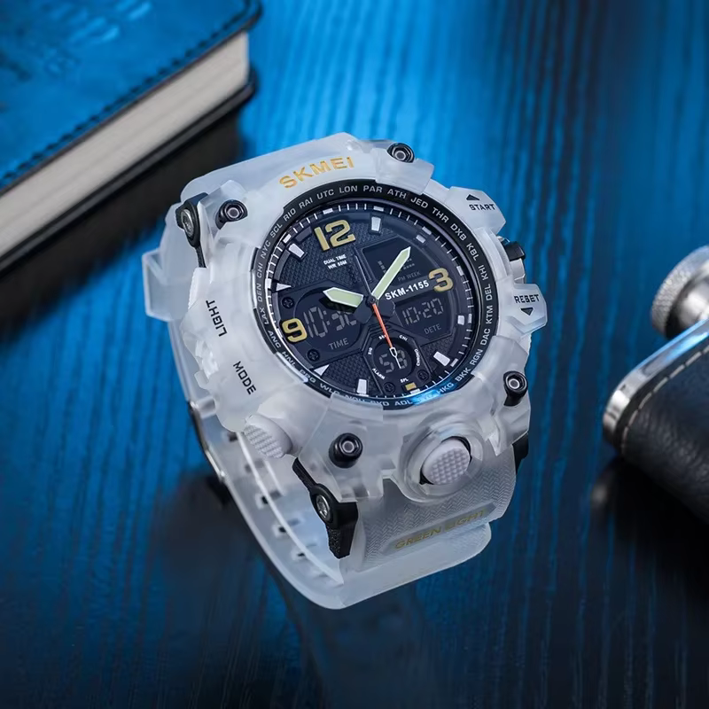Skmei montre de Sport 5Bar étanche double affichage montres Relogio Masculino
