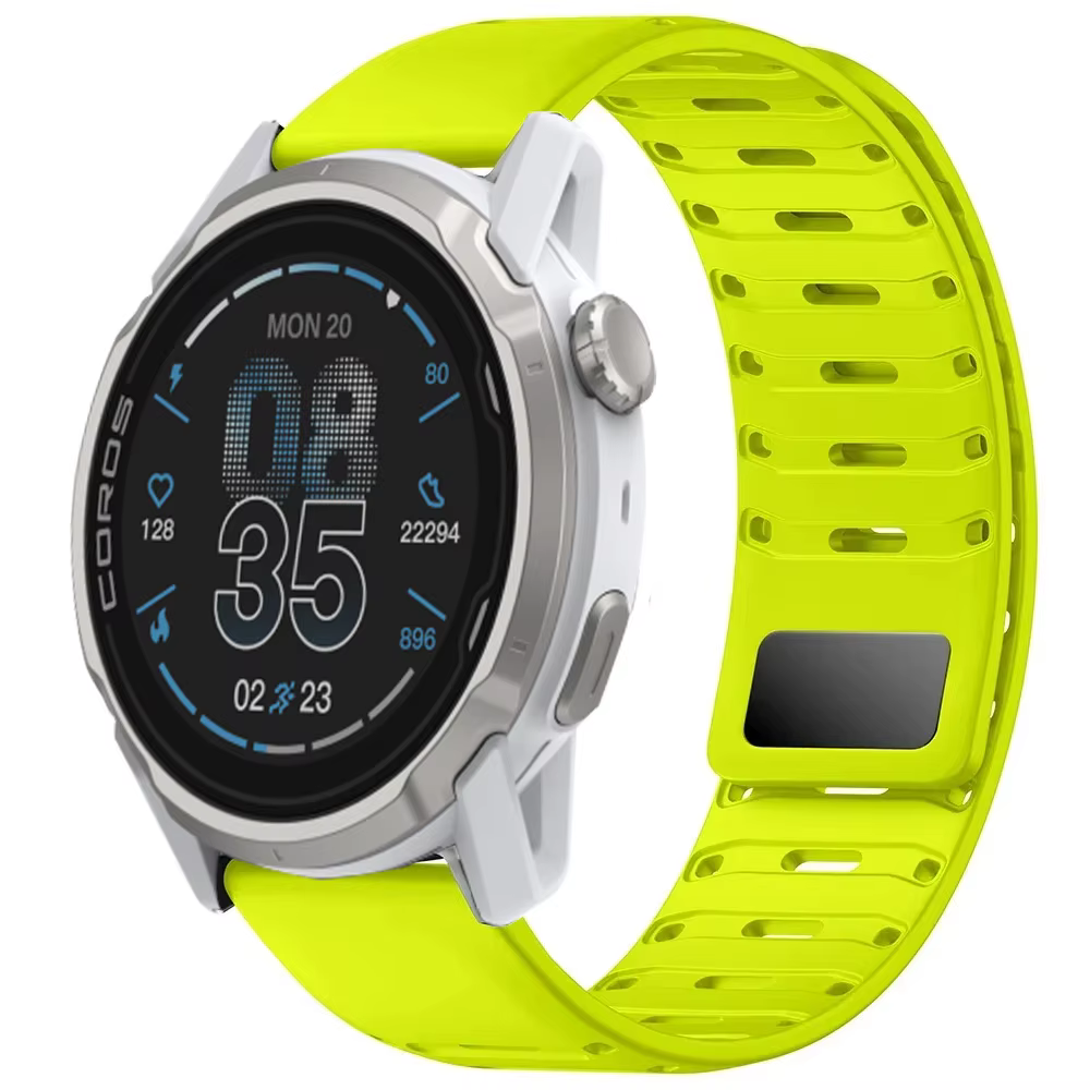 Bracelet en Silicone de 22mm pour montre COROS PACE Pro/4 APEX 4