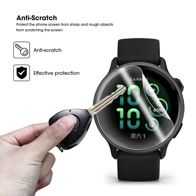 Protecteur d'écran souple pour montre intelligente Garmin Vivoactive 6 5