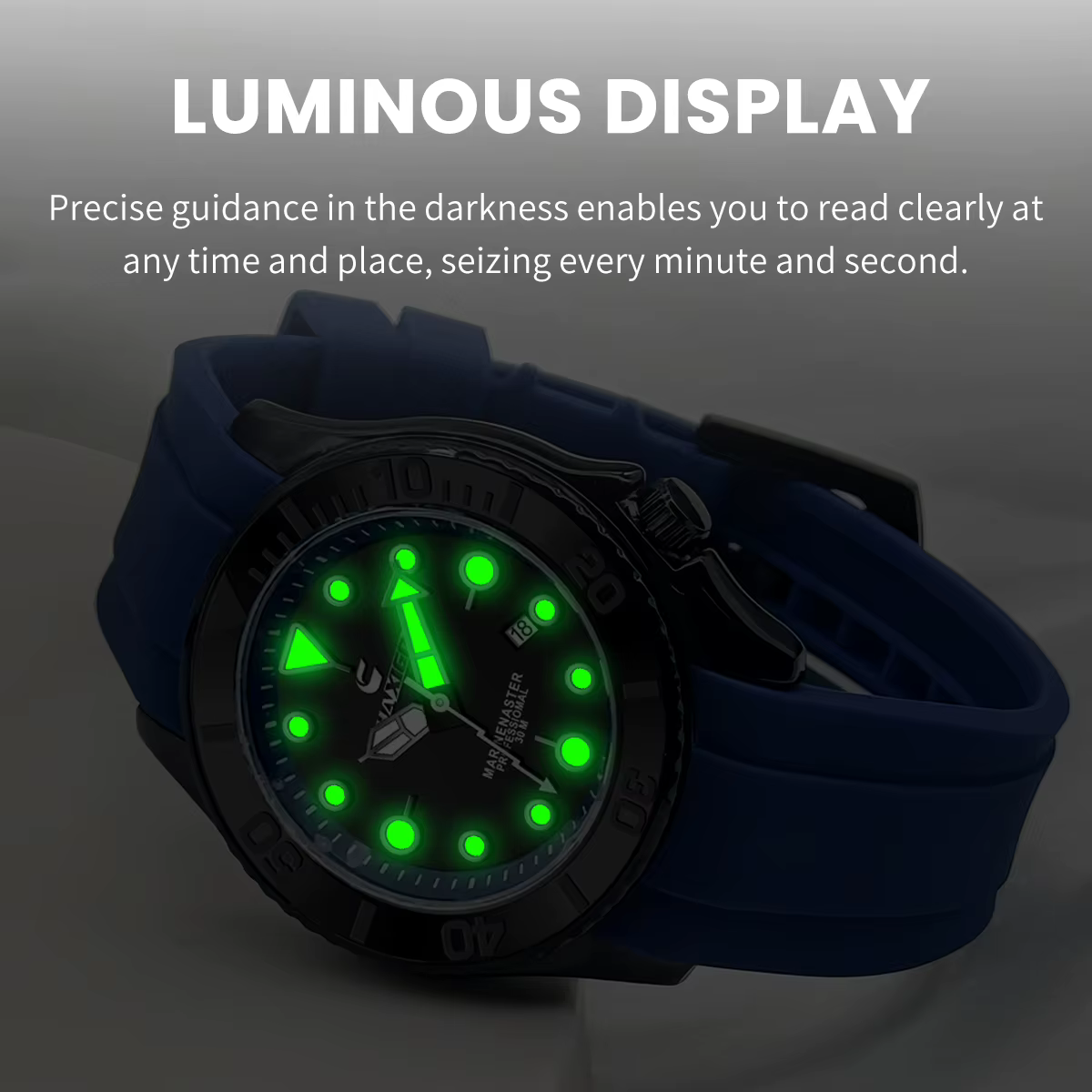 CHAXIGO montre de sport de mode unisexe avec bracelet en silicone