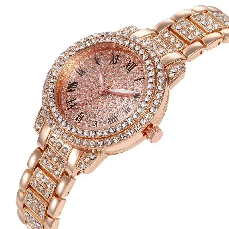 Femmes mode brillant strass montre marque Quartz Bracelet montres Zircon cristal élégant montre-Bracelet horloge ami filles cadeaux