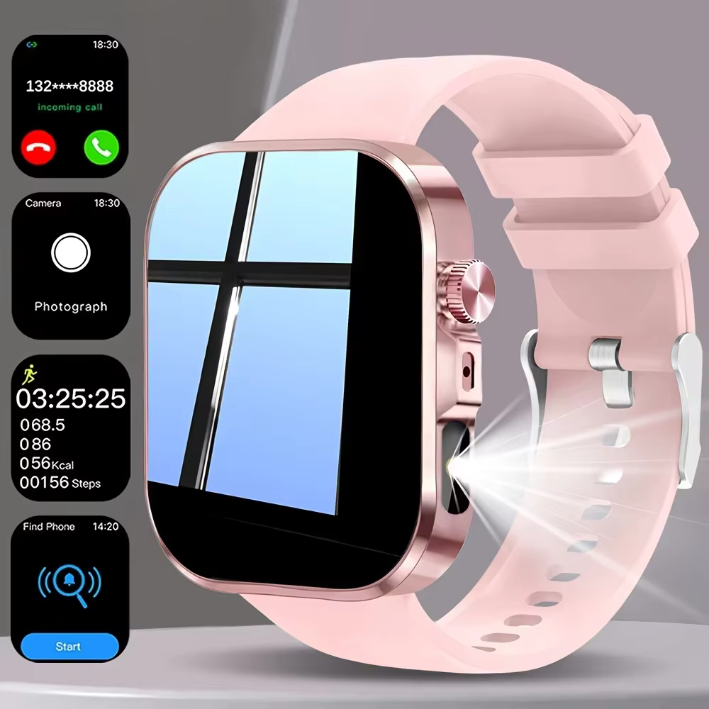La toute dernière montre intelligente, modèle haut de gamme, est dotée d'un écran tactile de 1,83 pouce, d'un bracelet élégant et de nombreuses fonctions, notamment