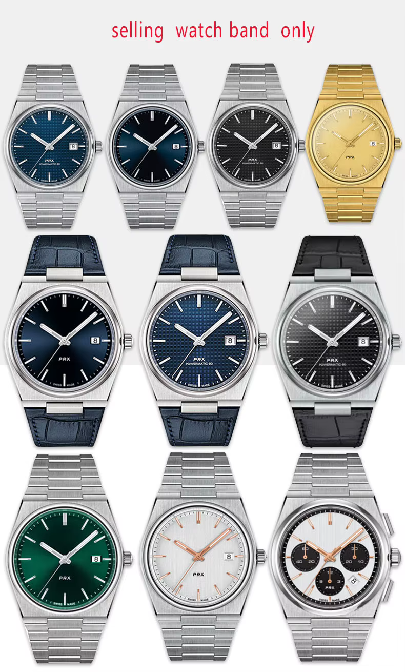 Nouveau bracelet de montre en acier inoxydable pour Tissot PRX série T137.407 T137.410