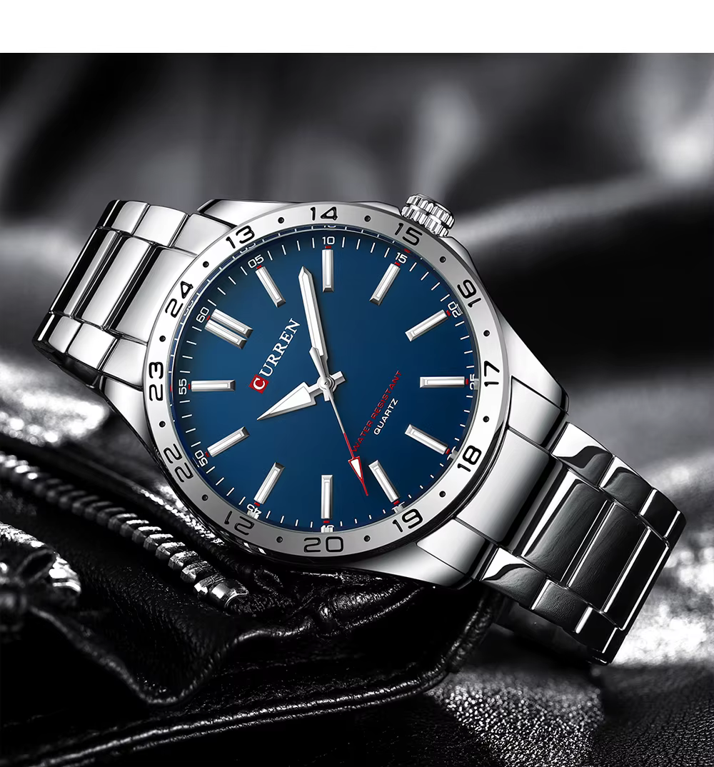 CURREN 8452 hommes montre à Quartz Ultra mince Simple Hodinky mode montre-bracelet en acier inoxydable pour homme horloge Relogio Masculino 2025