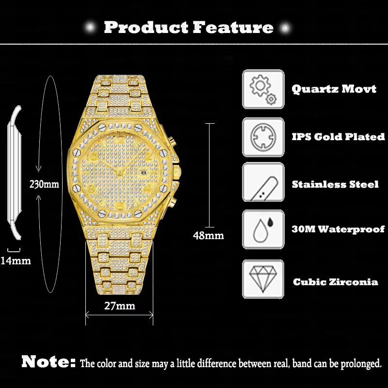 Montres en or pour hommes