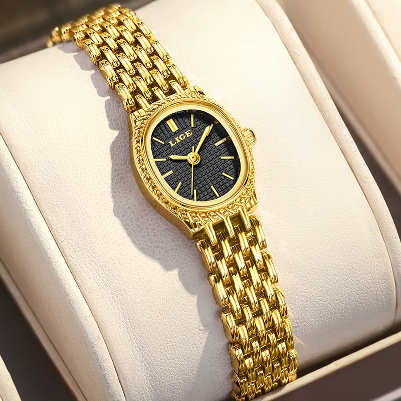 LIGE nouvelles montres à Quartz pour femmes Simple luxe mode élégante femme montre-bracelet étanche montre cadeau pour fille Relogio Feminino